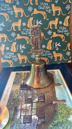 Owl Brass Bell 