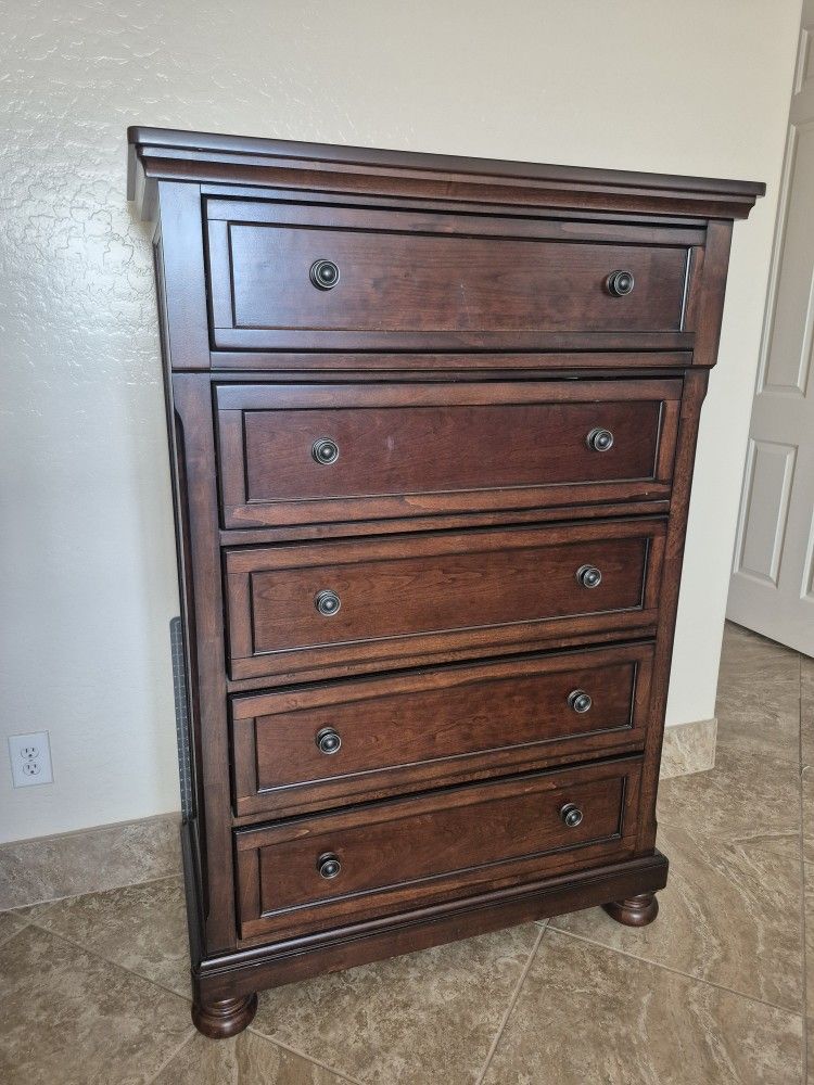 Tall Chest Of Drawers,  Solid Wood. 