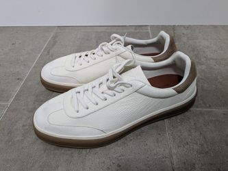 $1200 Loro Piana Tennis Walk Sneakers Deerskin Men's 42 (9-9.5) New 