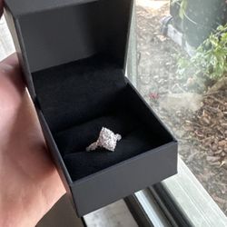 Lab Grown Engagement ring (1.02 Carat main diamond) 