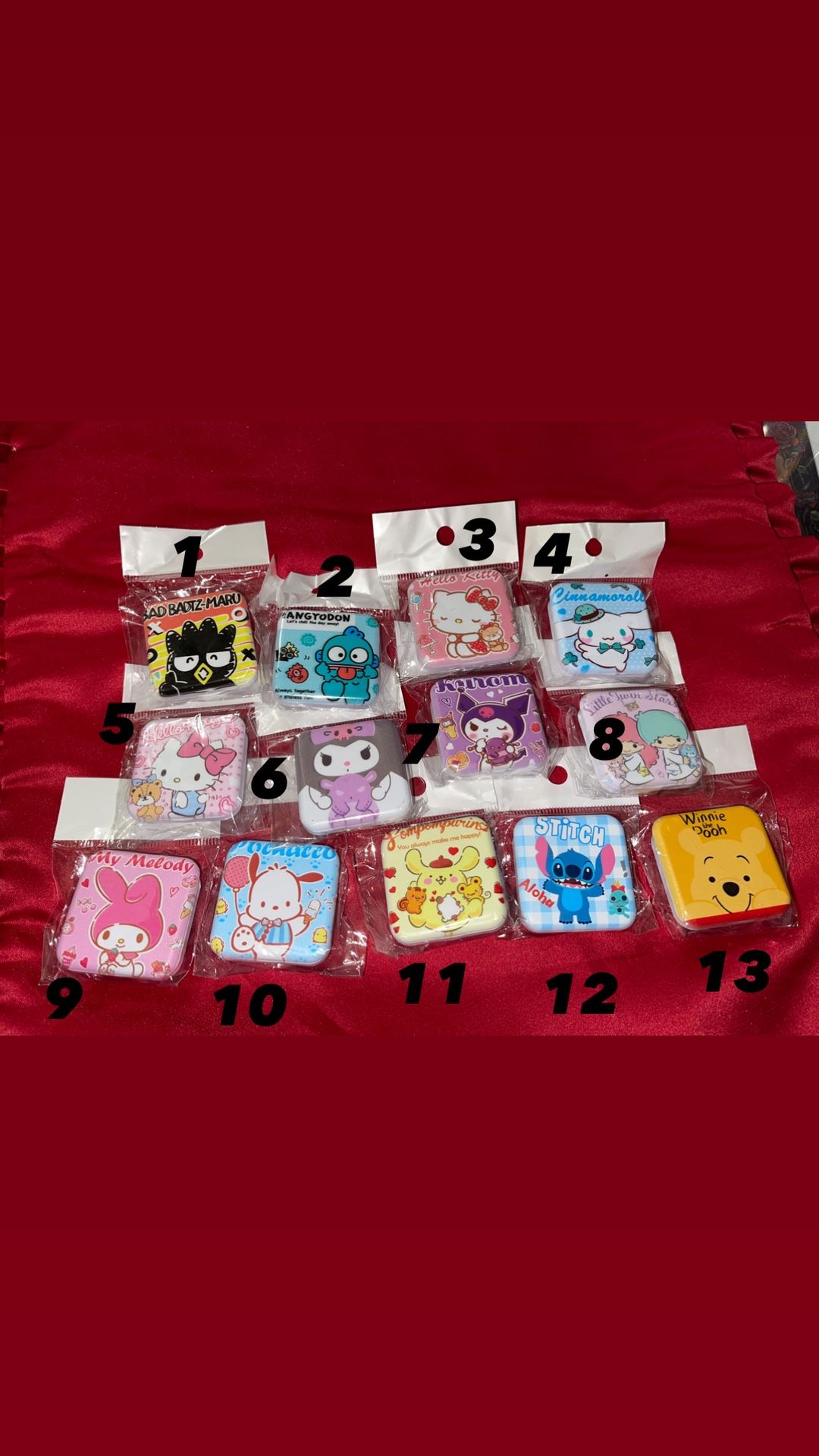 Sanrio Mirror Pop Socket
