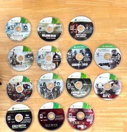 Xbox 360 & Xbox One Game Lot – 14 Discs – Assassin’s Creed, COD, UFC, Walking Dead
