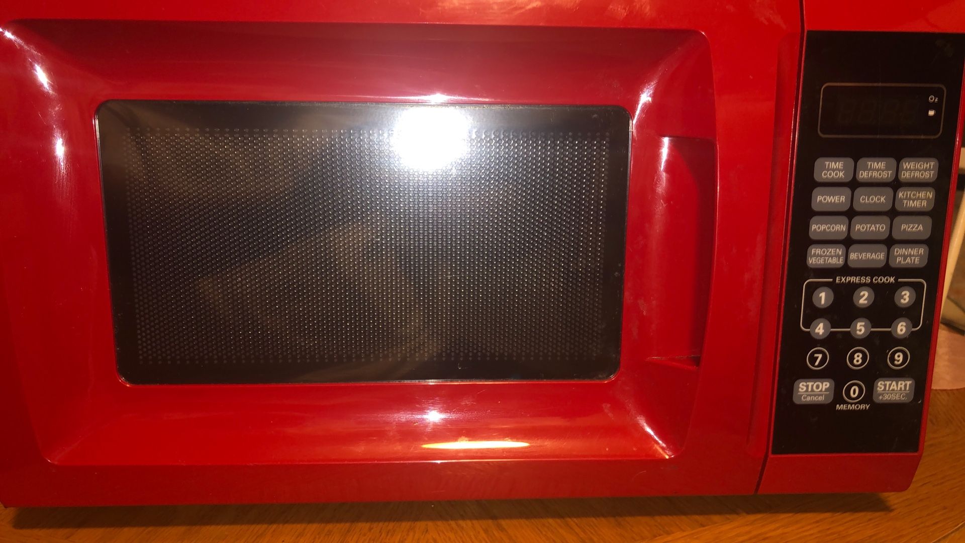 Red Microwave 