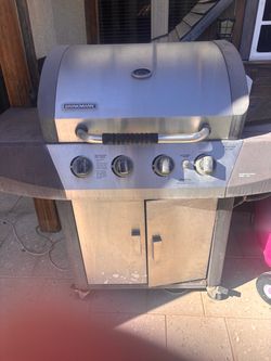 Brinkman grill barbecue with side burner