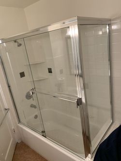 Glass Shower Surrounding