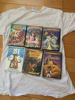 Kids DVD, Puzzle, and Book bundle