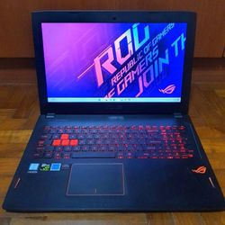 ROG Strix Asus 16" Gaming Laptop Intel Quad Core i7 16 GB RAM 500 GB HD/256 GB SSD 1080P LCD Webcam Nvidia GTX 970M DDR5 Graphics Windows 64 Bit OS 