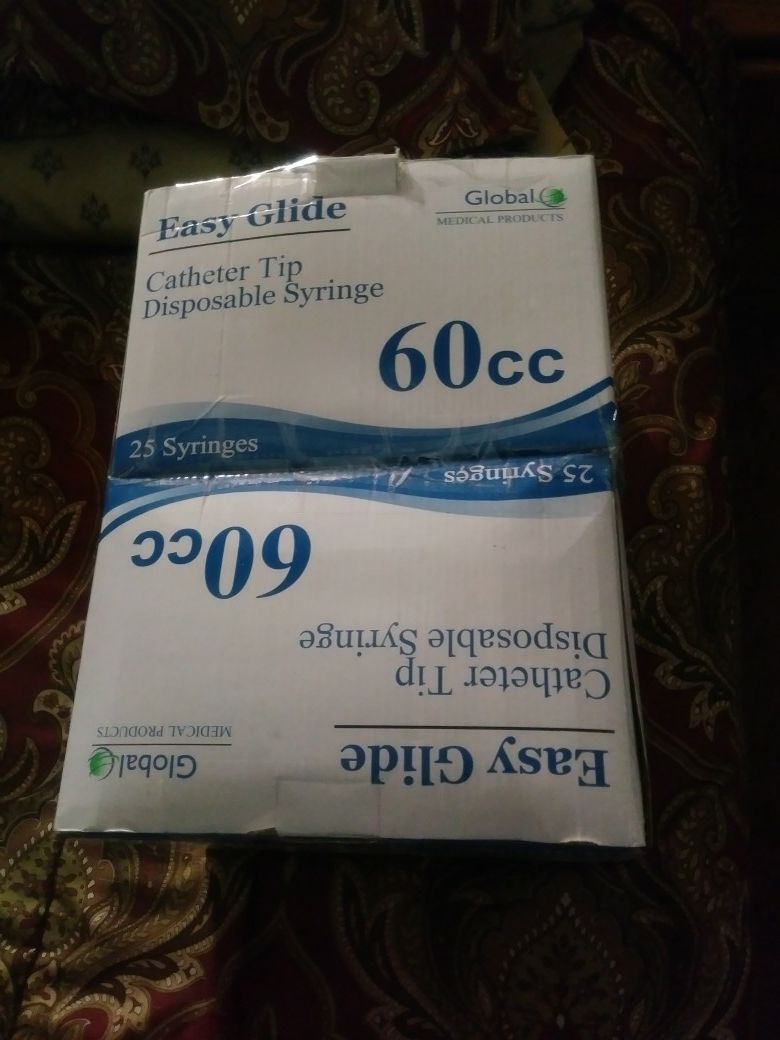 25+ syringes to be used with a feeding tube