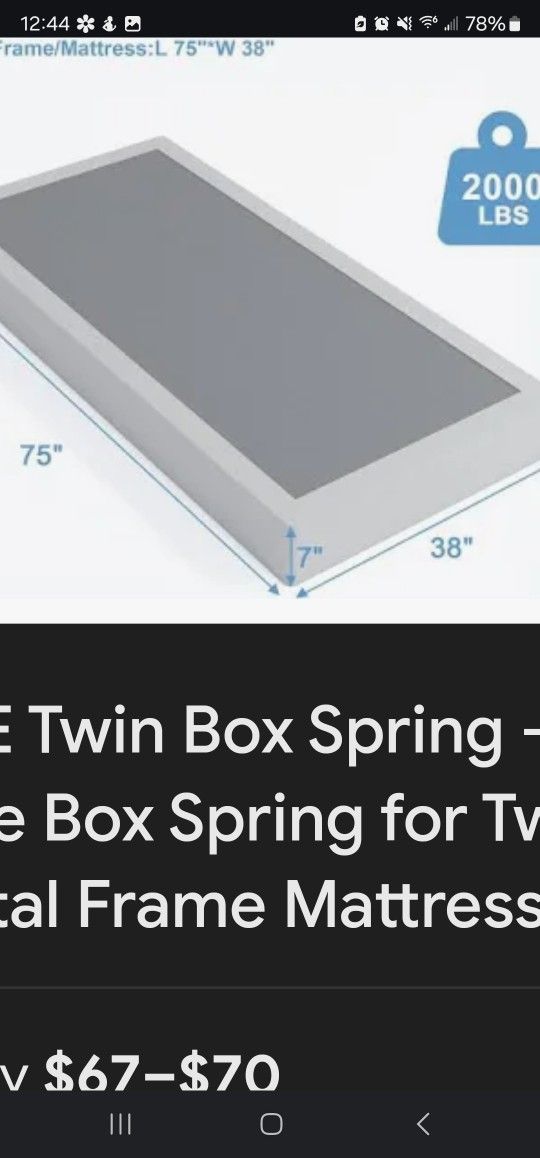 Twin Box Spring