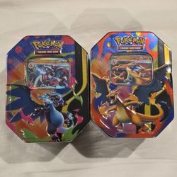 Mega Charizard X & Y Tins