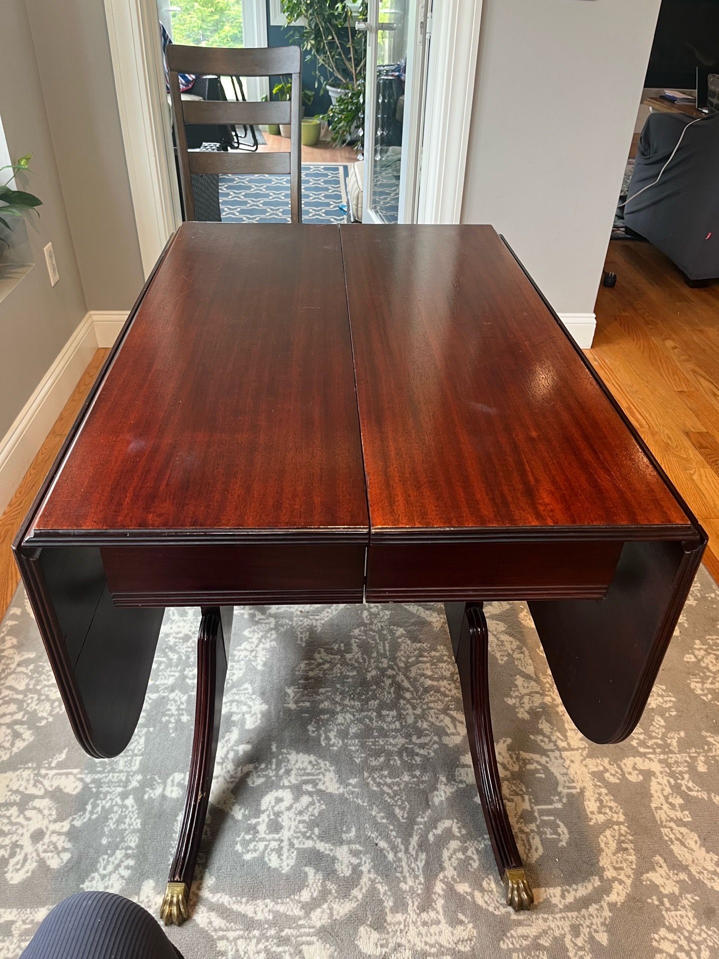 Duncan Phife Mahogany Drop Leaf Table