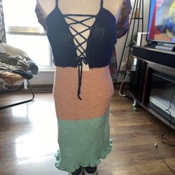 Handmade crochet dress