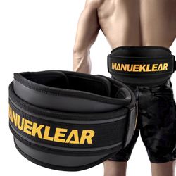7360 Weight Lifting Belt, Lifting Belts For Women Men,MANUEKLEAR Weightlifting Belt Quick Locking Back Support For Bodybuilding, Fitness, Powerlifting