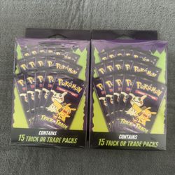Sealed Pokemon Trick Or Trade Boxes