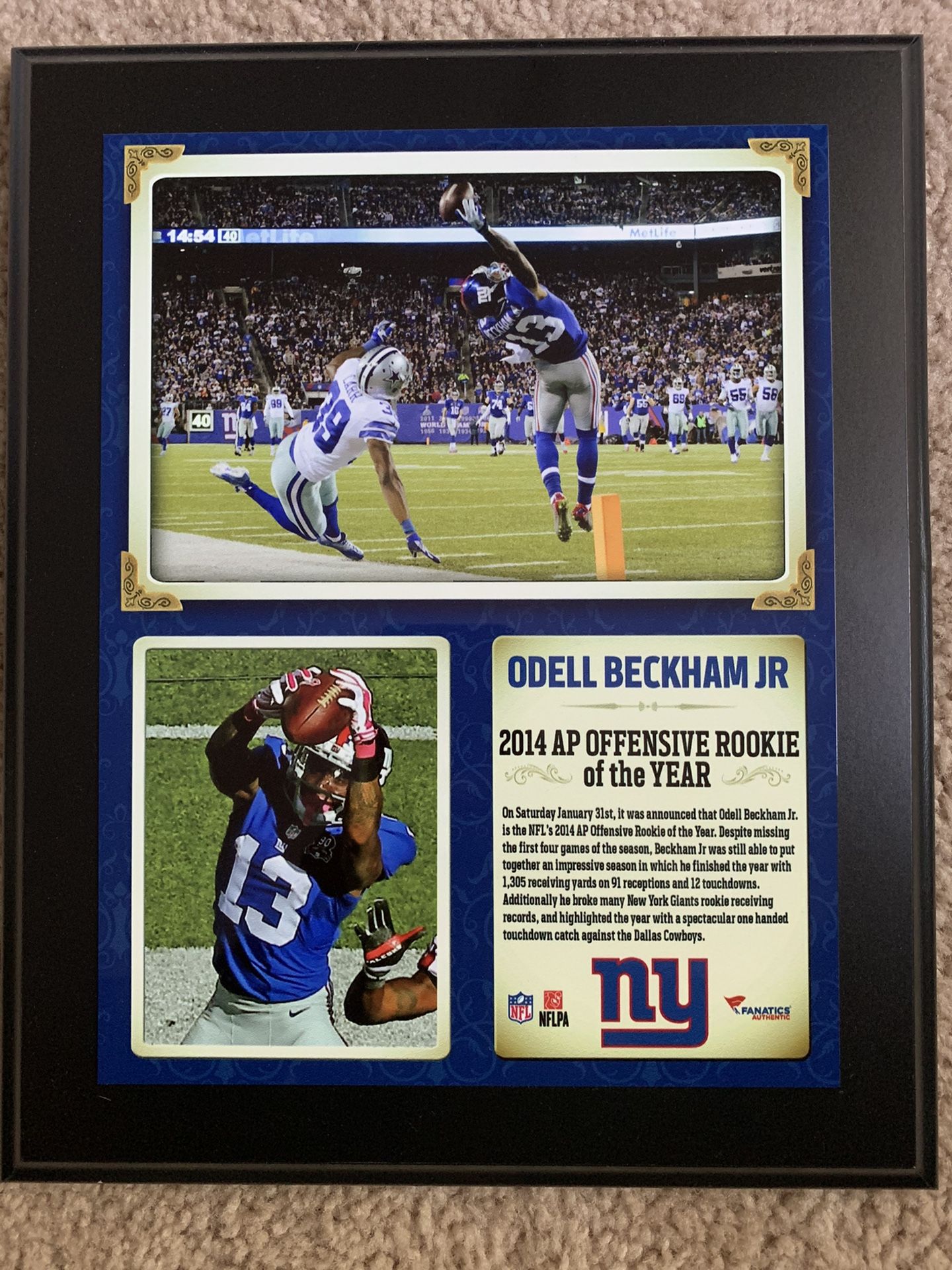 New York Giants Picture/Plaque