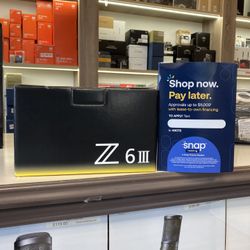 Nikon Z6 III Camera Open Box (Located In Downey, CA)