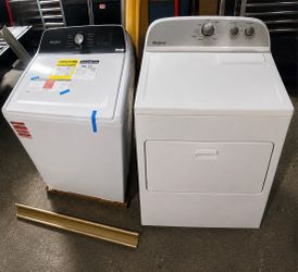 Washer and gas dryer (brand new)