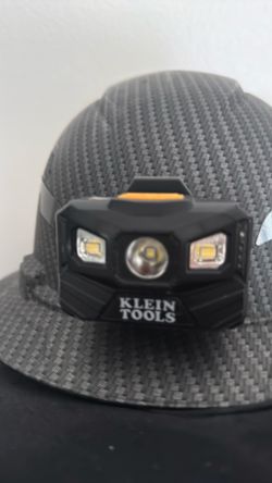 Klein Tools Carbon Fiber Style Hard Hat with LED Light