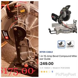 Fold And Go Miter Saw W/laser