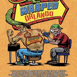 Warped tour ticket Orlando 