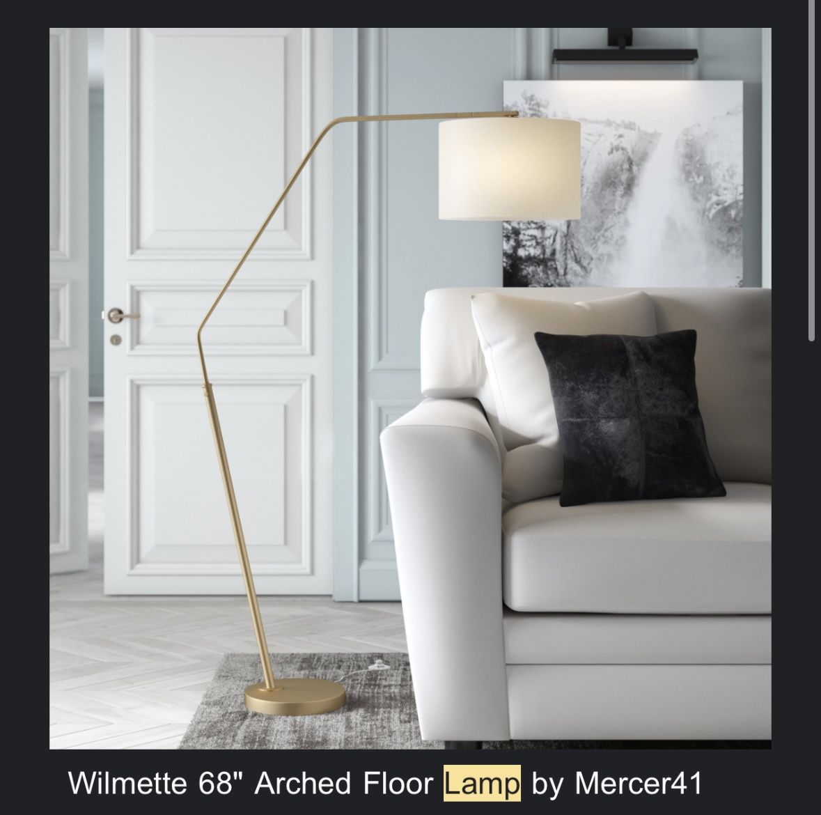 Arched Floor Lamp MCM