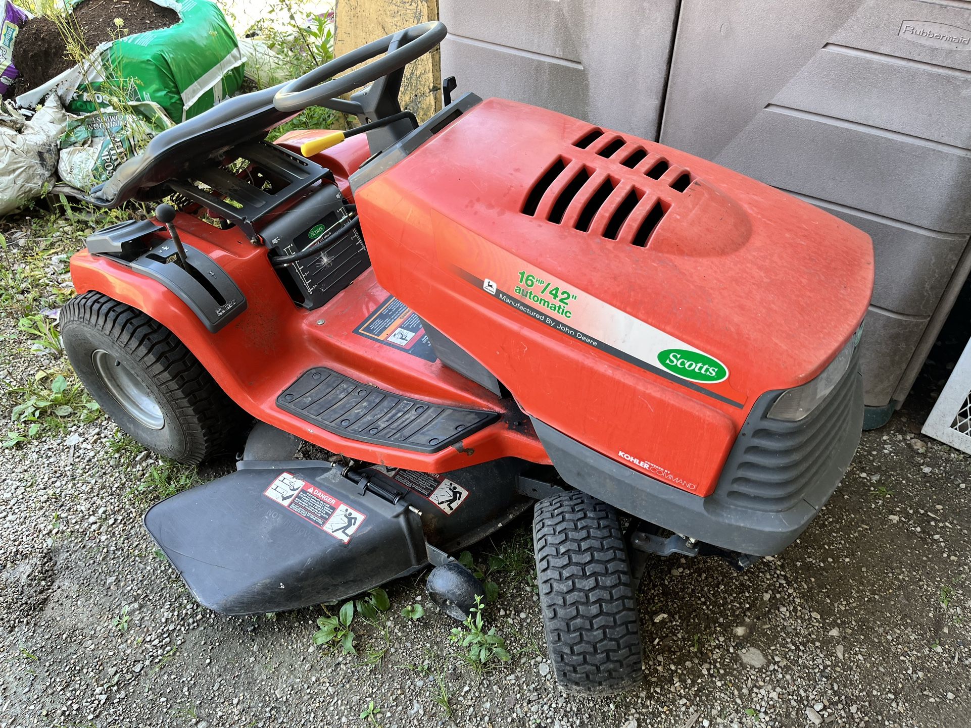 Scott’s S1642 16HP, 42” Cut Riding Lawn Mower Parts for Sale in