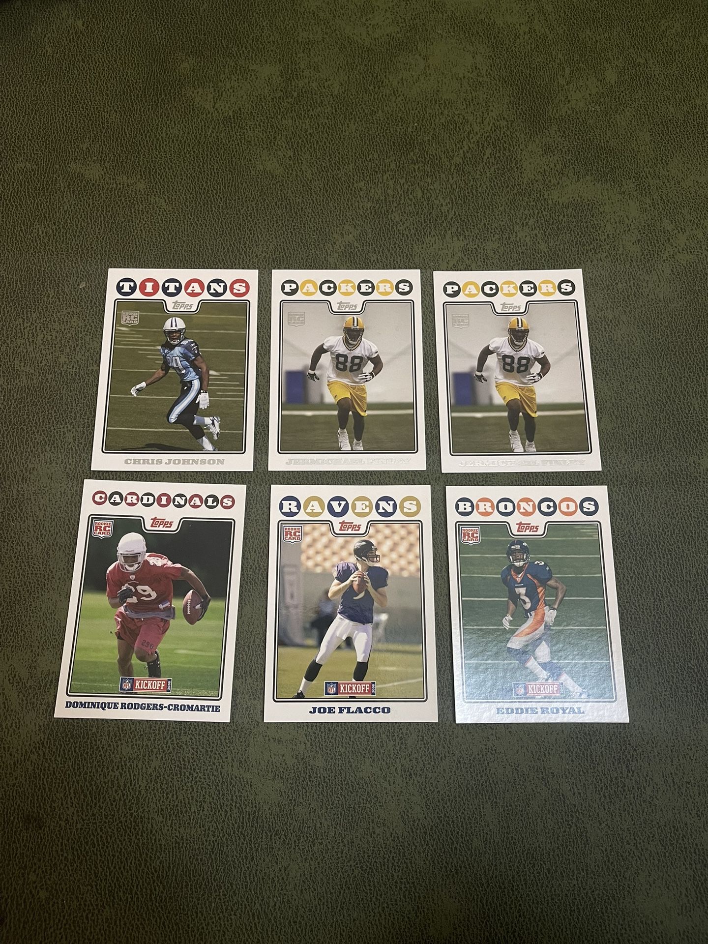 Lot Of 2008 Topps Football Rookie Lot