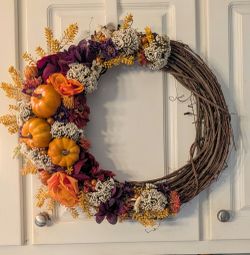 Beautiful Fall Grapevine Wreath