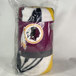Washington Redskins Fleece Throw Blanket Marquee 50x60 Football NFL New