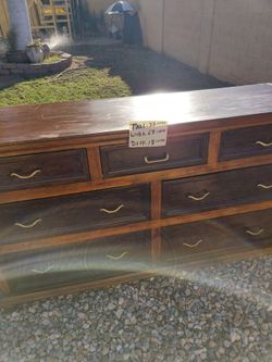 Extended dresser 100% wood