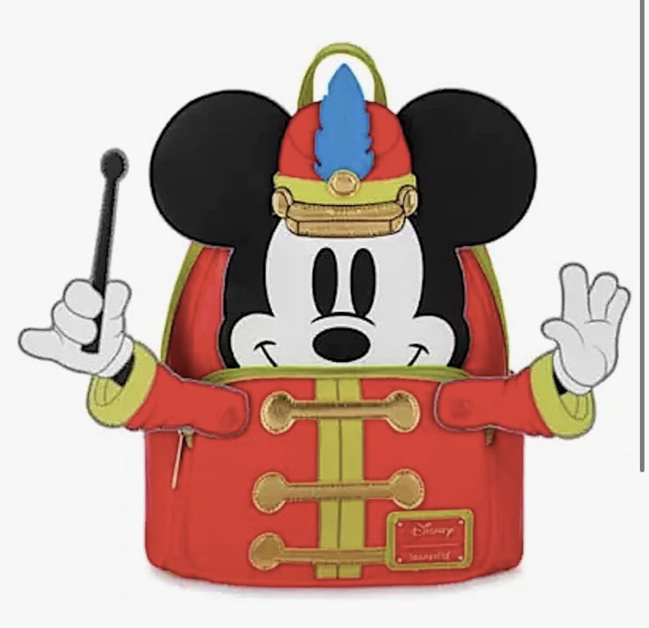 NWT Loungefly Disney Parks Mini Backpack - Disney 100 Mickey Mouse Bandleader