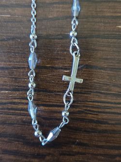 Rosary Style Fashion Necklace