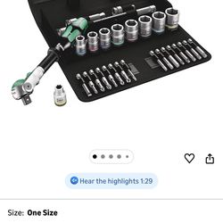 New 8100 SB 9 Speed Ratchet Set Imperial 3/8 29PCS 3/8 Drive