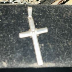 Sterling Cross Pendant 
