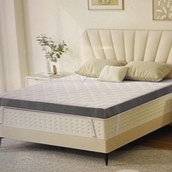 KOW Hybrid Cooling Gel Infused Memory Foam And Pocket Springs Mattress 12 Inch Bed In A Box Twin Size Soft Mattress (Out Of Box New)