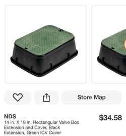 NDS 14 in. X 19 in. Rectangular Valve Box Extension and Cover