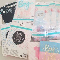 Gender Reveal Decorations and Party Kit