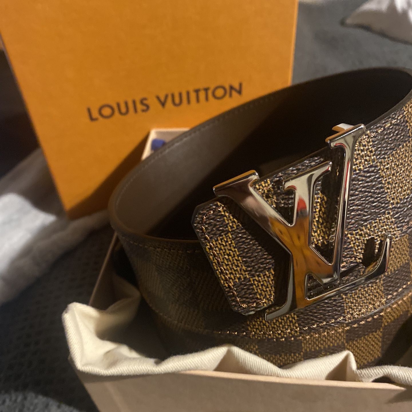 Men Black Louis Vuitton Belt (great condition) for Sale in Danville, IN -  OfferUp