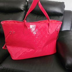 Glam-Aholic Red Mirror Tote Bag