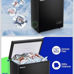 Chest Freezer with Electronic Panel,