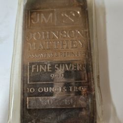 10 ounce Silver bar 