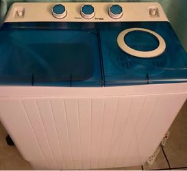 Compact Mini Twin-Tub Portable Washing Machine