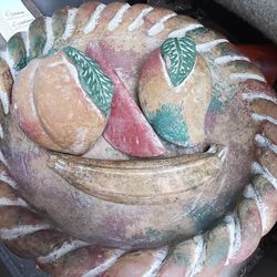 Mexican Terracotta fruit bowl