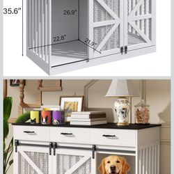 NEW Furniture Dog Crate 