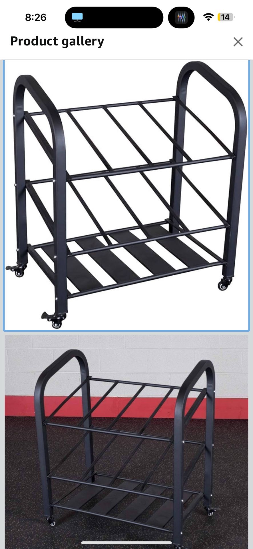 Body Solid Foam Roller Storage