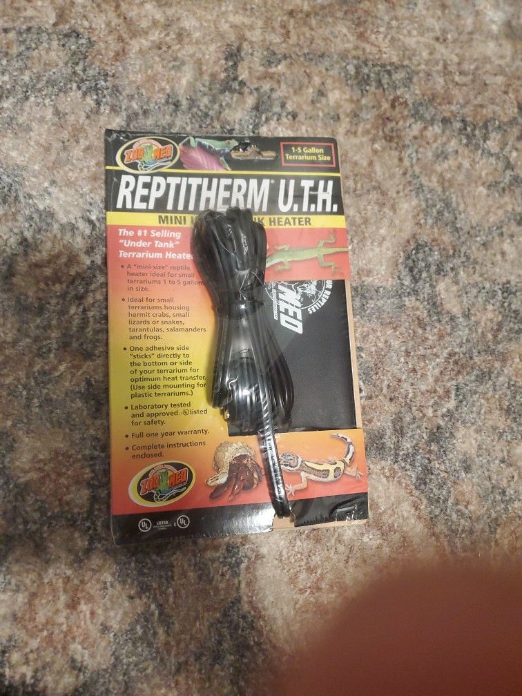 Brand New Mini Under Tank Heater For 1-5 Gallon Tanks