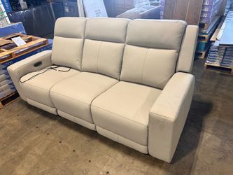 Wren Leather Power Reclining Sofa with Power Headrests