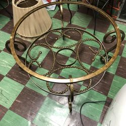 30 Inch Georgous Round Solid Brass Coffee Table Base Only