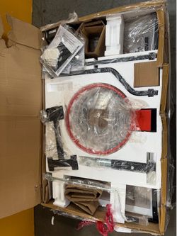 Silverback NXT 54” Backboard Rim Combo Adjustable Mount Bracket Hoop Kit *READ*