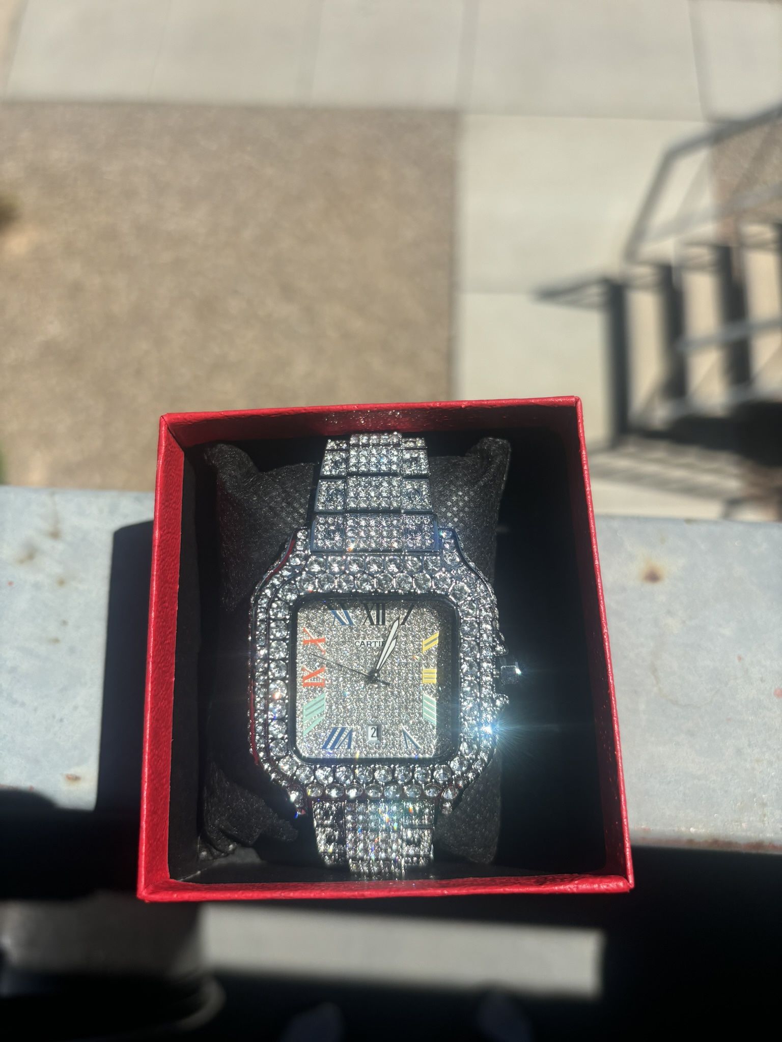 Iced Out Cz Watch